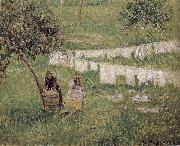 Camille Pissarro for women Laundry china oil painting artist